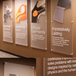 Acrylic Display With LED